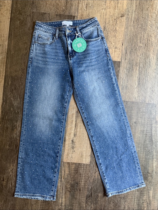 Blakeley Denim - Blakeley Jeans rhinestone cowgirl Straight-Leg Jeans sz 3 NWT